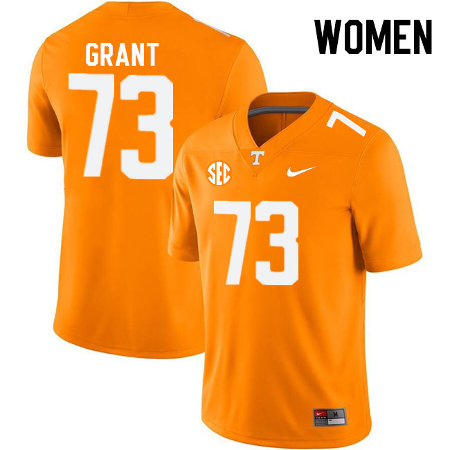 Women #73 Brian Grant Tennessee Volunteers College Football Jerseys Stitched Sale-Orange